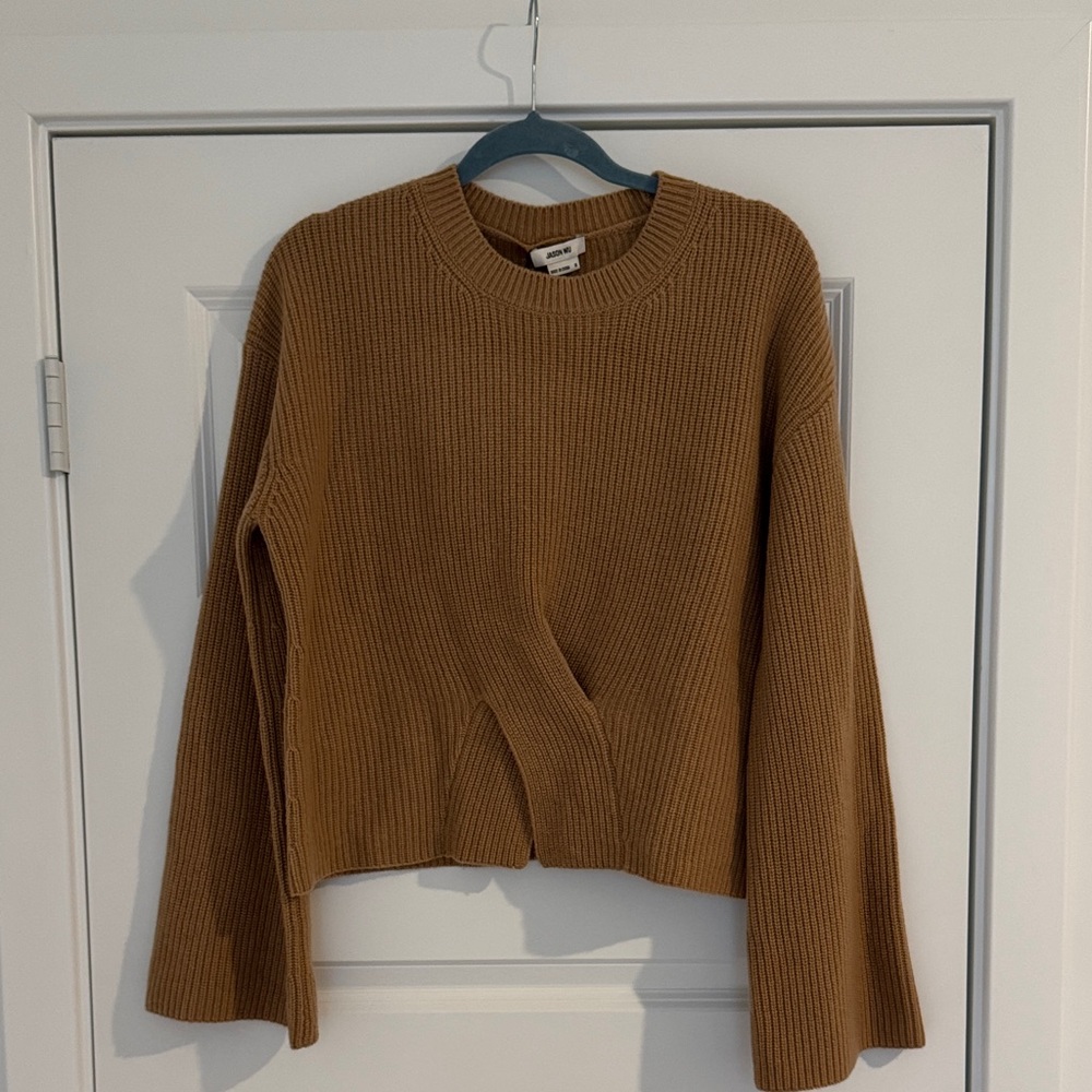 Jason Wu Camel Crew Neck Sweater